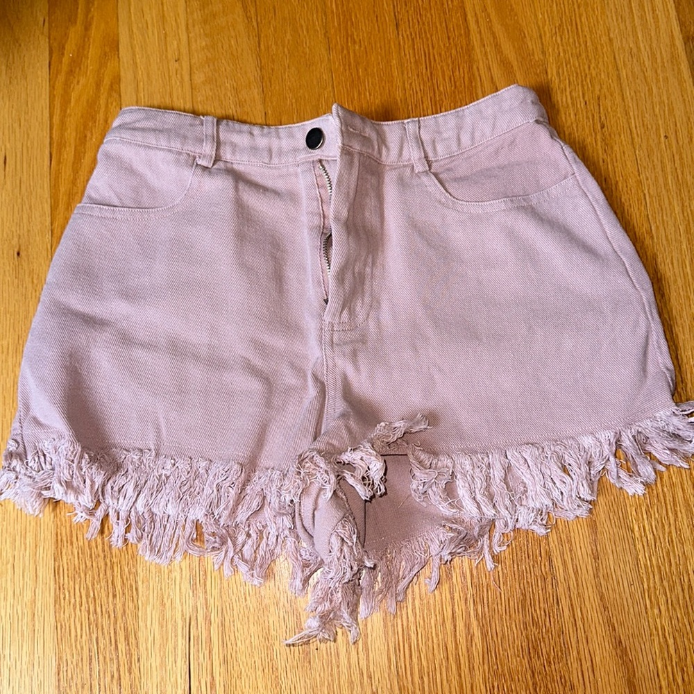 Frayed shorts